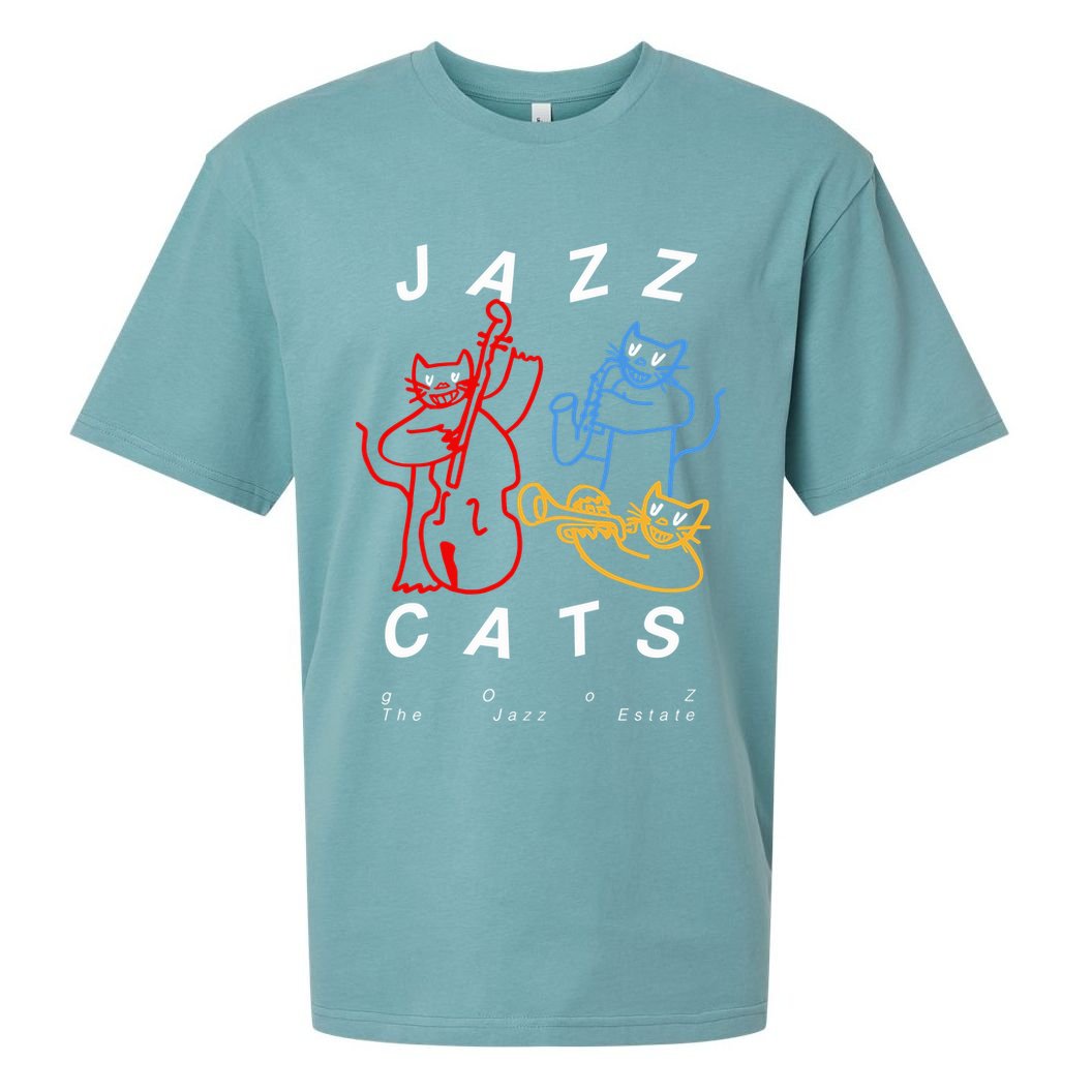 Jazz Cats Gooz The Jazz Estate Sueded Cloud Jersey T-Shirt