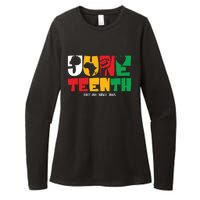 Juneteenth Celebration Graphic Womens CVC Long Sleeve Shirt