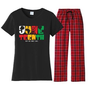 Juneteenth Celebration Graphic Women's Flannel Pajama Set