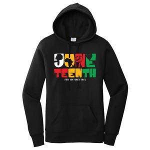 Juneteenth Celebration Graphic Women's Pullover Hoodie