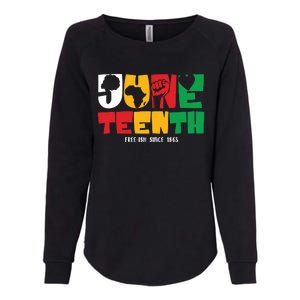 Juneteenth Celebration Graphic Womens California Wash Sweatshirt