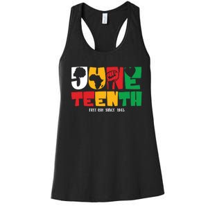 Juneteenth Celebration Graphic Women's Racerback Tank