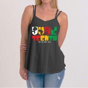 Juneteenth Celebration Graphic Women's Strappy Tank