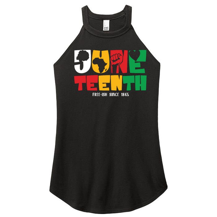 Juneteenth Celebration Graphic Women's Perfect Tri Rocker Tank