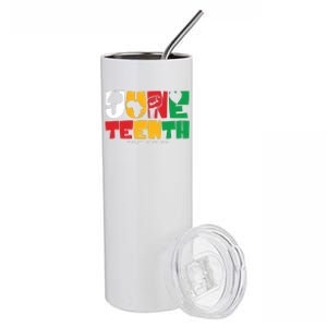 Juneteenth Celebration Graphic Stainless Steel Tumbler