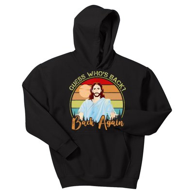 Jesus Christian Guess Who's Back Happy Easter Kids Hoodie