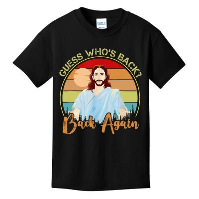 Jesus Christian Guess Who's Back Happy Easter Kids T-Shirt