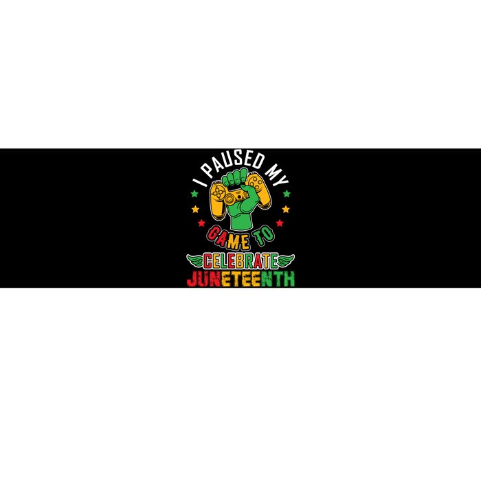 Juneteenth Celebration Graphic Bumper Sticker