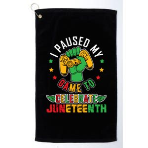 Juneteenth Celebration Graphic Platinum Collection Golf Towel