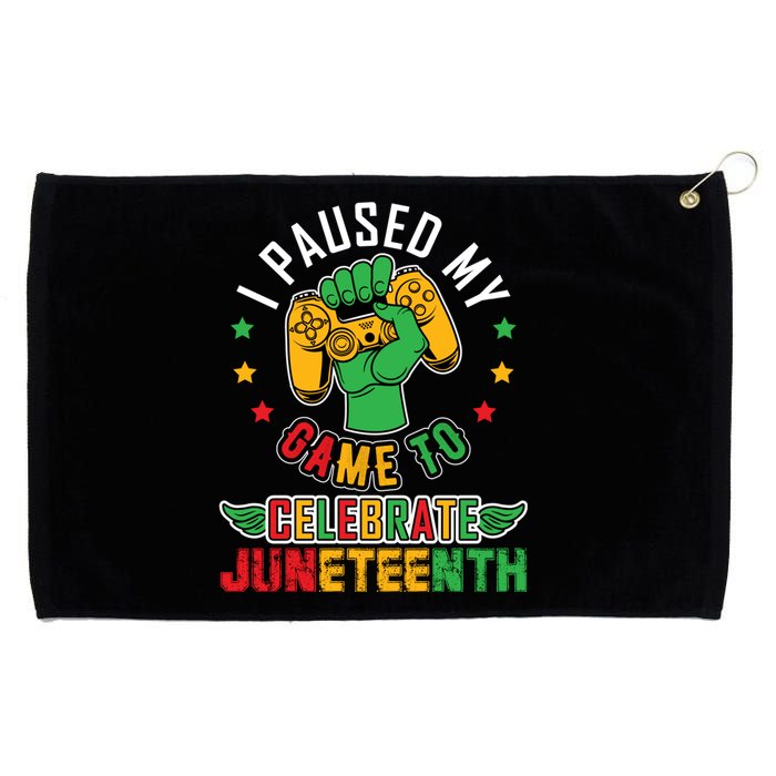 Juneteenth Celebration Graphic Grommeted Golf Towel