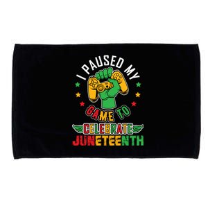 Juneteenth Celebration Graphic Microfiber Hand Towel