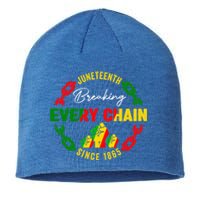 Junenth Celebrate Gift Breaking Every Chain Since 1865 Gift Sustainable Beanie