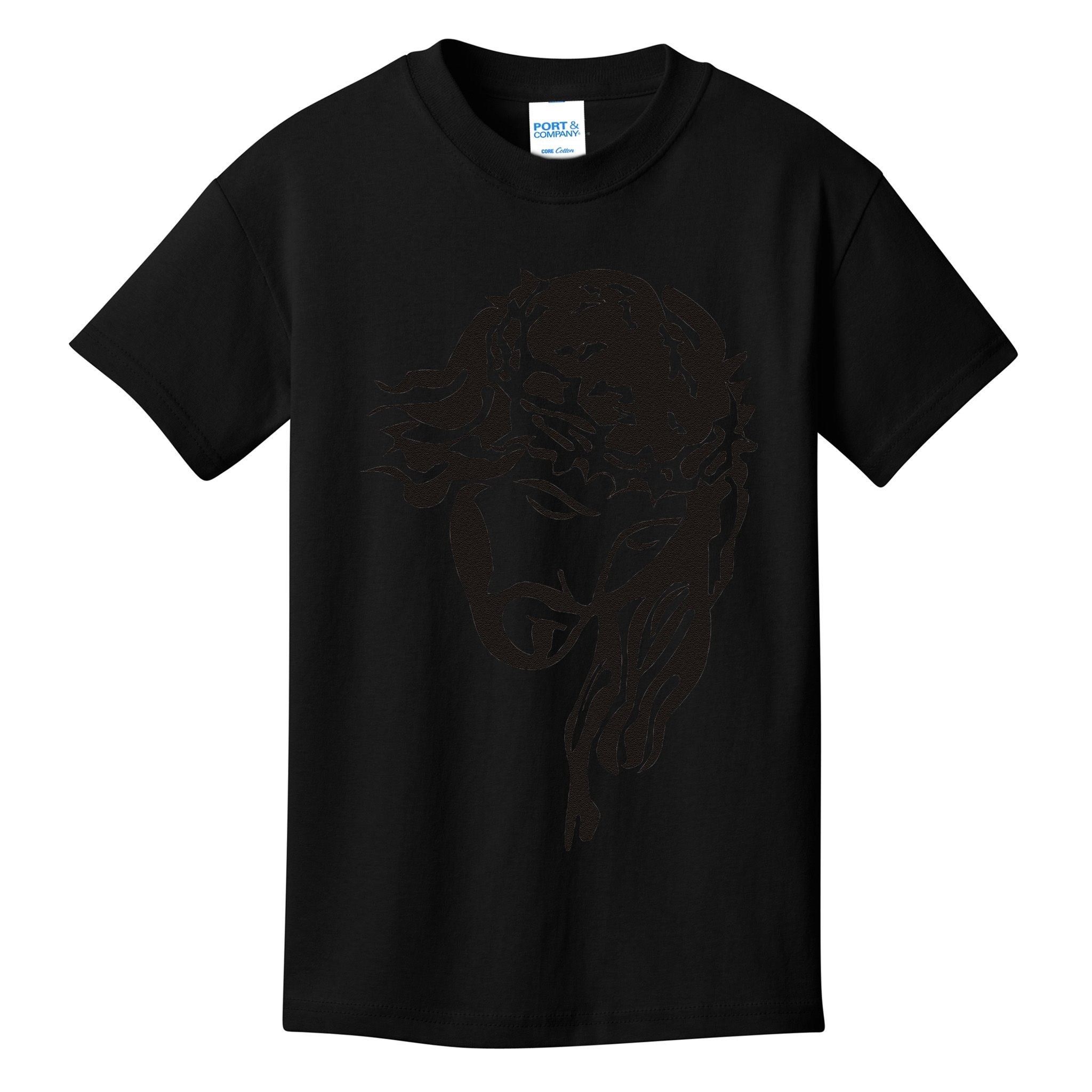 Jesus Christ God Love Face Religion Faith Graphic Kids T-Shirt