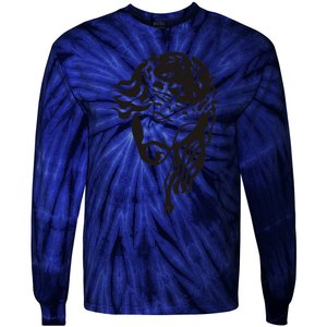 Jesus Christ God Love Face Religion Faith Graphic Tie-Dye Long Sleeve Shirt