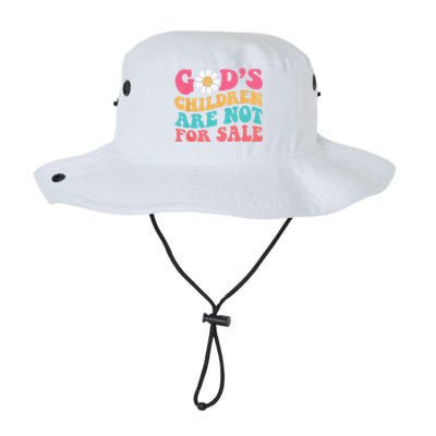 Jesus Christ Gods Children Are Not For Sale Christian Faith Legacy Cool Fit Booney Bucket Hat