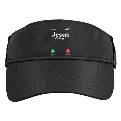 Jesus Calling God Christ Faith Religious Christian Gift Adult Drive Performance Visor