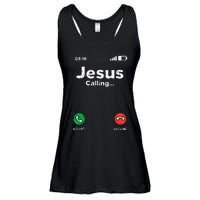 Jesus Calling God Christ Faith Religious Christian Gift Ladies Essential Flowy Tank