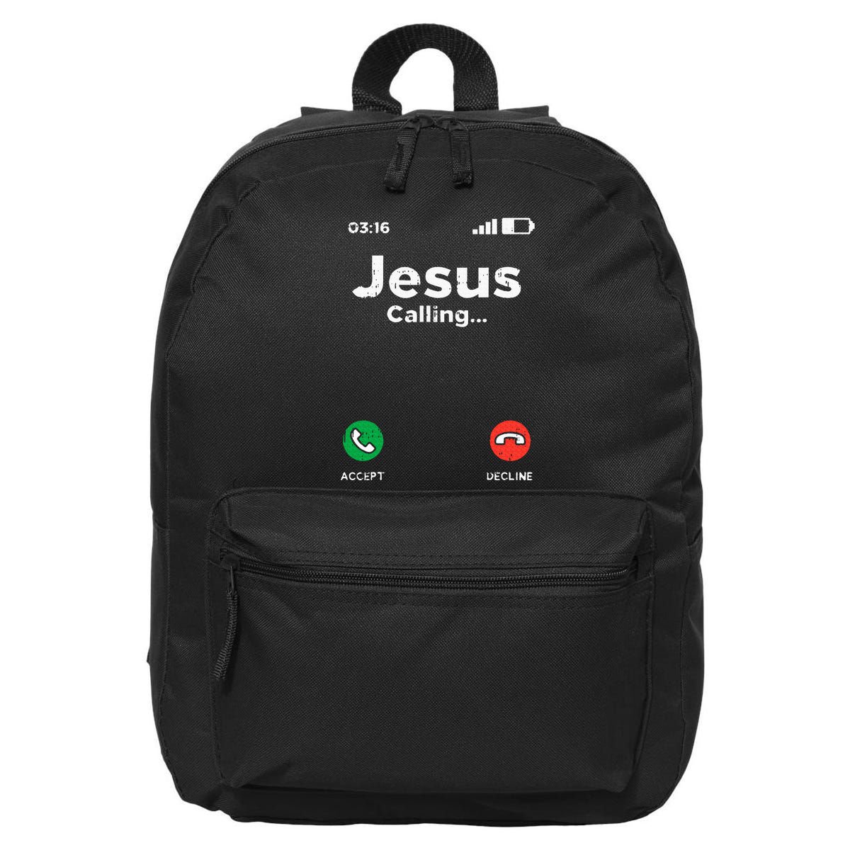 Jesus Calling God Christ Faith Religious Christian Gift 16 in Basic Backpack