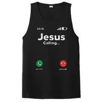 Jesus Calling God Christ Faith Religious Christian Gift PosiCharge Competitor Tank