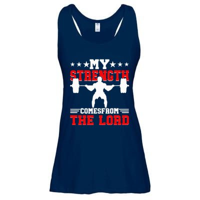 Jesus Christian Gym Workout Weightlifting Fitness Ladies Essential Flowy Tank