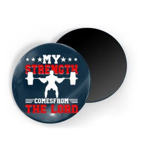 Jesus Christian Gym Workout Weightlifting Fitness Magnet