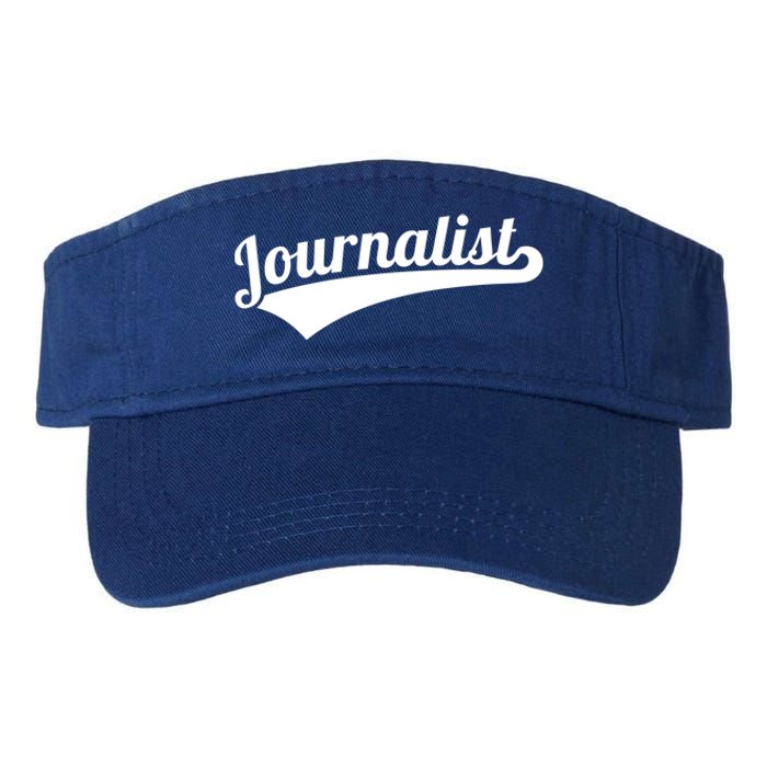 Journalist Cute Gift Valucap Bio-Washed Visor