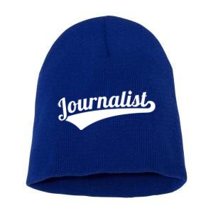 Journalist Cute Gift Short Acrylic Beanie