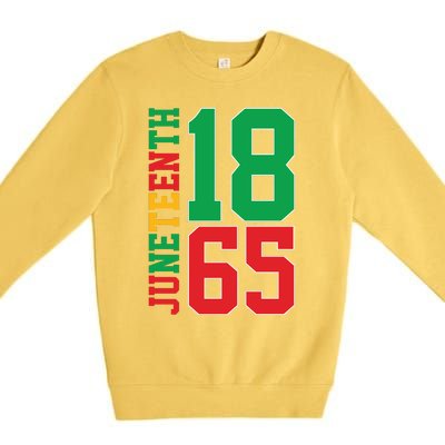 Juneteenth Celebration Graphic Premium Crewneck Sweatshirt