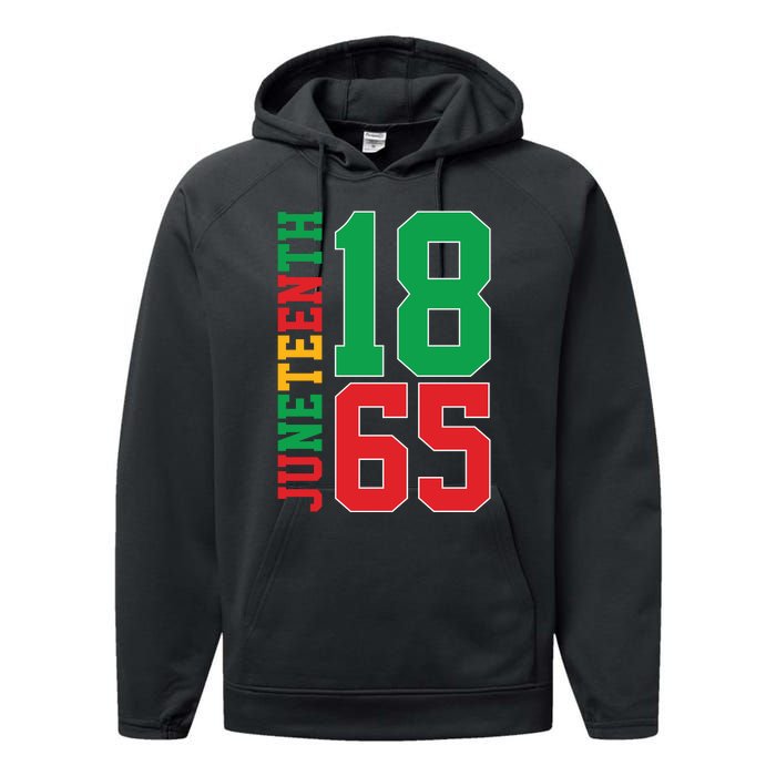 Juneteenth Celebration Graphic Performance Fleece Hoodie