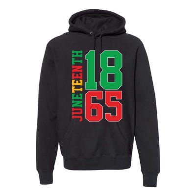 Juneteenth Celebration Graphic Premium Hoodie