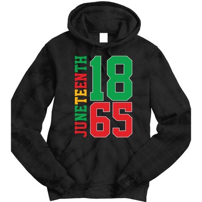 Juneteenth Celebration Graphic Tie Dye Hoodie