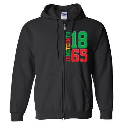 Juneteenth Celebration Graphic Full Zip Hoodie