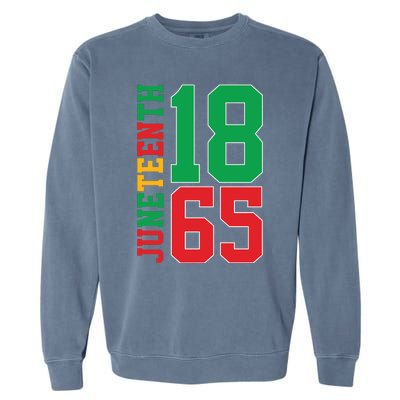 Juneteenth Celebration Graphic Garment-Dyed Sweatshirt