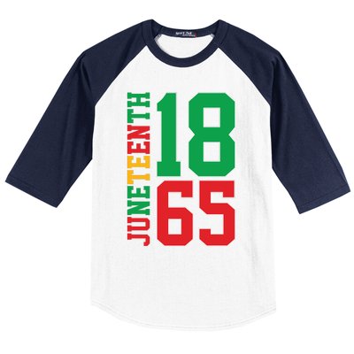 Juneteenth Celebration Graphic Baseball Sleeve Shirt