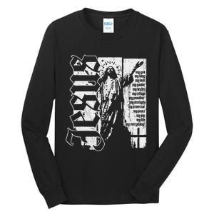 Jesus Christ God King Lord Savior Strength Prayer Christian Tall Long Sleeve T-Shirt