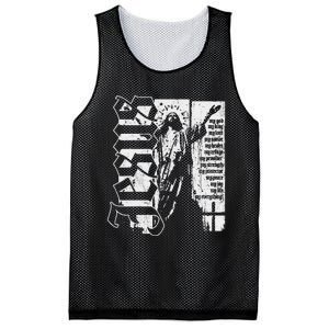 Jesus Christ God King Lord Savior Strength Prayer Christian Mesh Reversible Basketball Jersey Tank