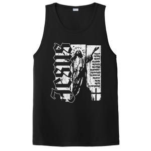 Jesus Christ God King Lord Savior Strength Prayer Christian PosiCharge Competitor Tank