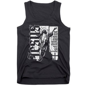 Jesus Christ God King Lord Savior Strength Prayer Christian Tank Top