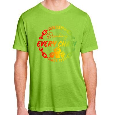 Junenth Cute Gift Breaking Every Chain Since 1865 Gift Adult ChromaSoft Performance T-Shirt