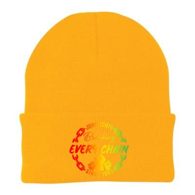 Junenth Cute Gift Breaking Every Chain Since 1865 Gift Knit Cap Winter Beanie