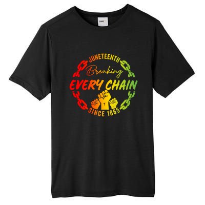 Junenth Cute Gift Breaking Every Chain Since 1865 Gift Tall Fusion ChromaSoft Performance T-Shirt