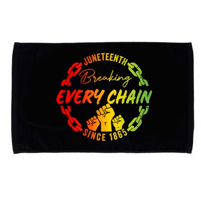 Junenth Cute Gift Breaking Every Chain Since 1865 Gift Microfiber Hand Towel