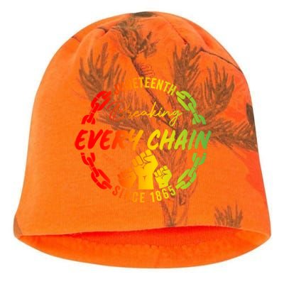 Junenth Cute Gift Breaking Every Chain Since 1865 Gift Kati - Camo Knit Beanie