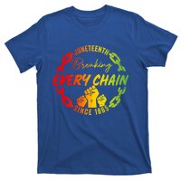 Junenth Cute Gift Breaking Every Chain Since 1865 Gift T-Shirt