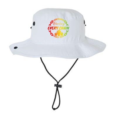 Junenth Cute Gift Breaking Every Chain Since 1865 Gift Legacy Cool Fit Booney Bucket Hat