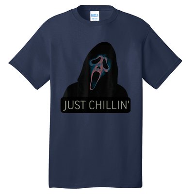 Just Chillin Ghost Face Tall T-Shirt