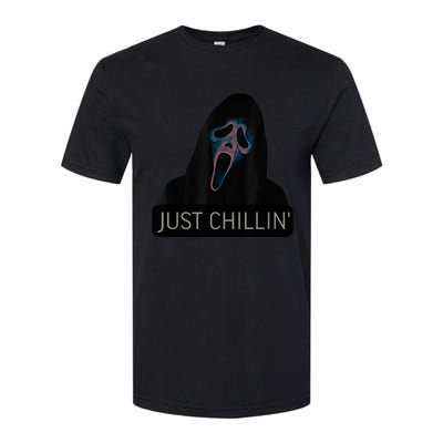 Just Chillin Ghost Face Softstyle® CVC T-Shirt