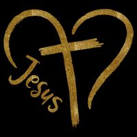 Jesus Cross Heart Christianity Sustainable Beanie