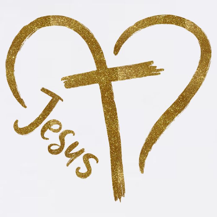Jesus Cross Heart Christianity Cool Comfort Performance Bucket Hat