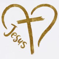 Jesus Cross Heart Christianity Hoodie